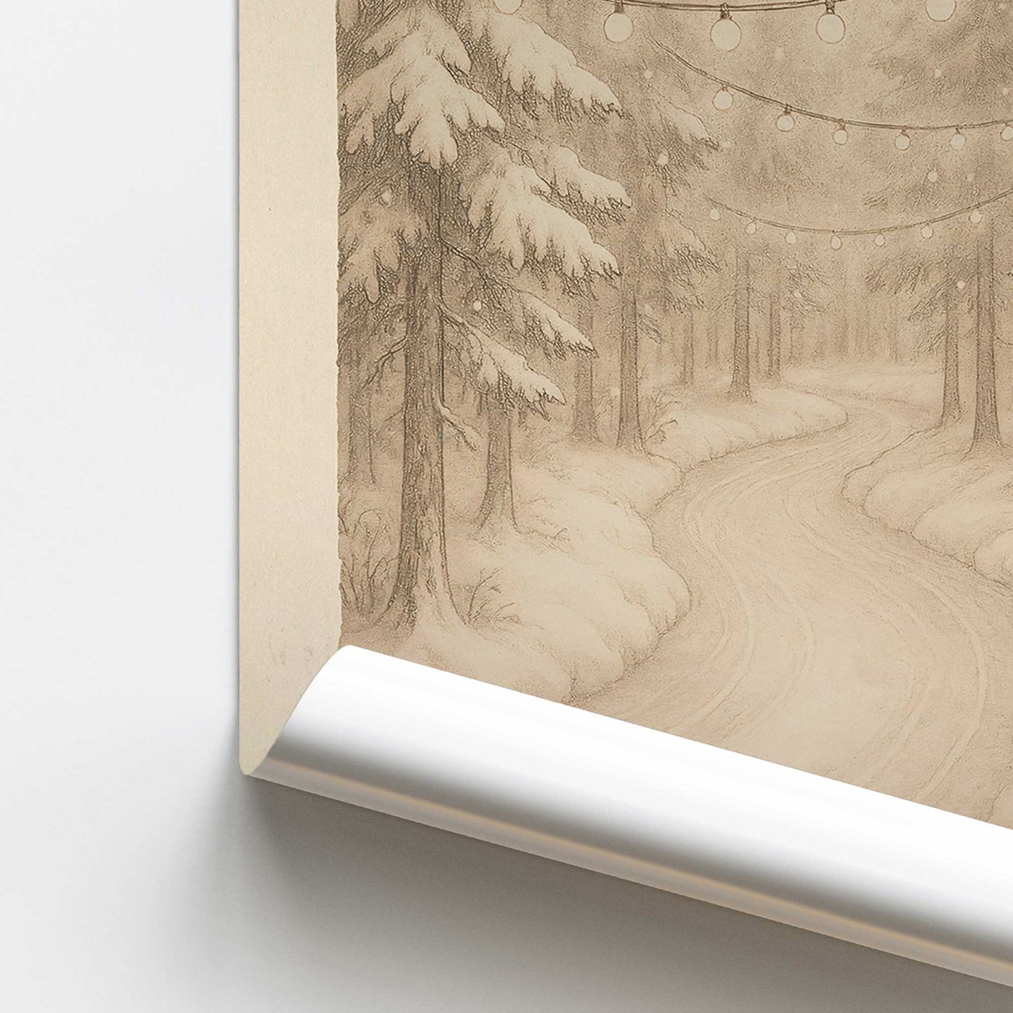 [color:Rolled Print], Picture of close up of art