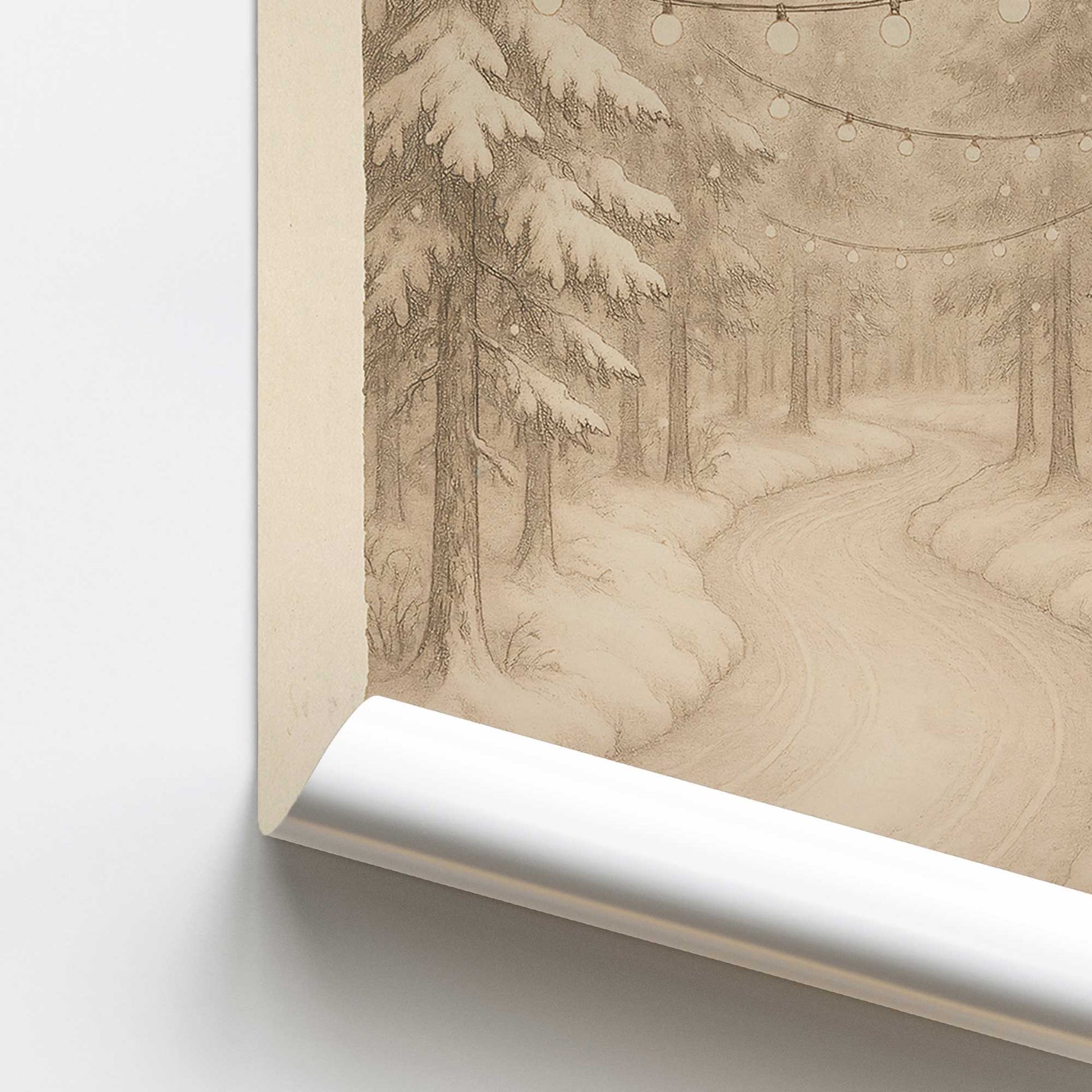 [color:Rolled Print], Picture of close up of art