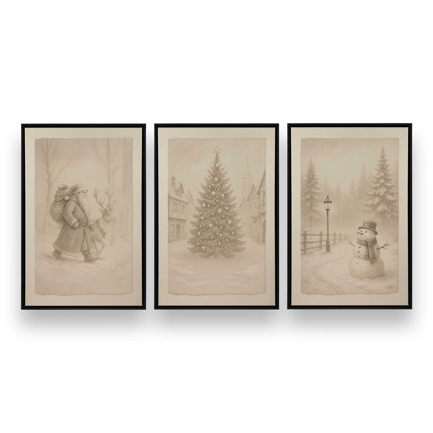 [Color:Satin Black], Picture of art in a Satin Black frame