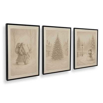 [Color:Satin Black], Picture of art in a Satin Black frame at an angle