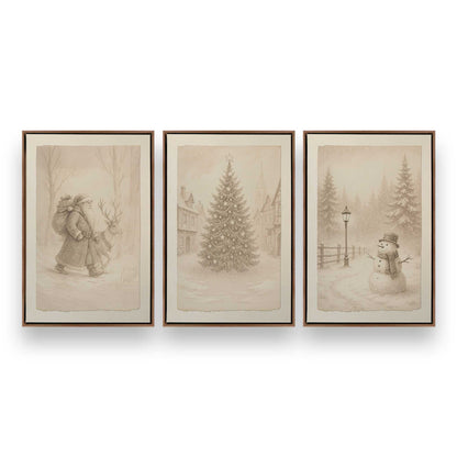 [Color:Walnut], Picture of art in a Walnut frame