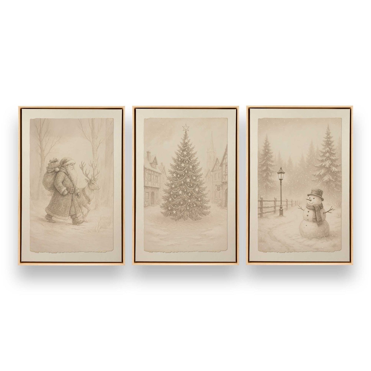 [Color:American Maple], Picture of art in an American Maple frame