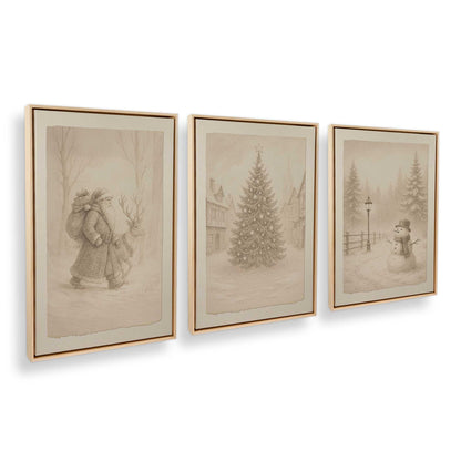 [Color:American Maple], Picture of art in an American Maple frame at an angle