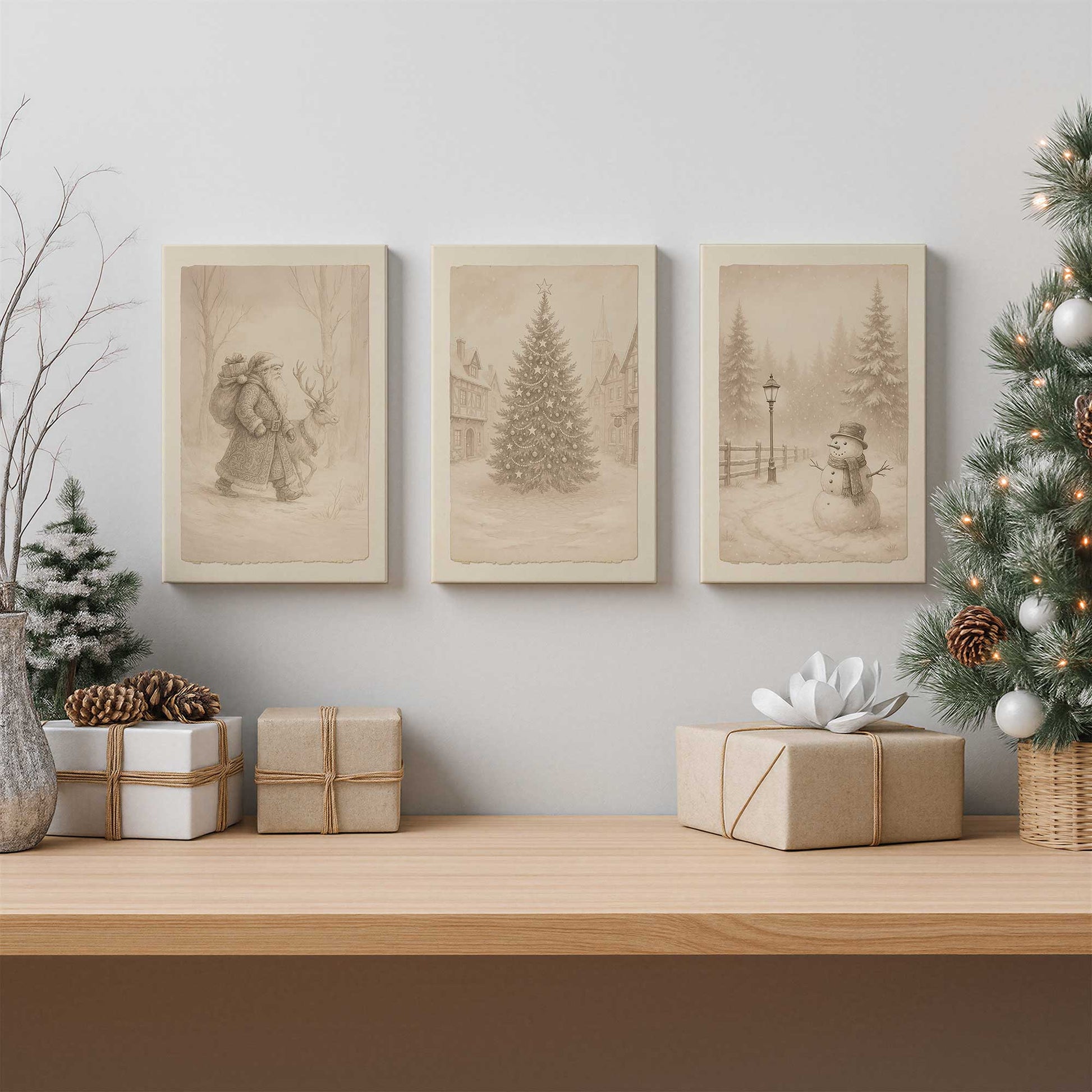 [Color:Satin Black], Picture of art in a Satin Black frame