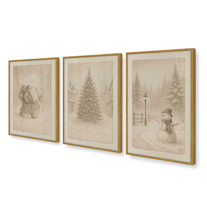 [Color:Polished Gold], Picture of art in a Polished Gold frame at an angle