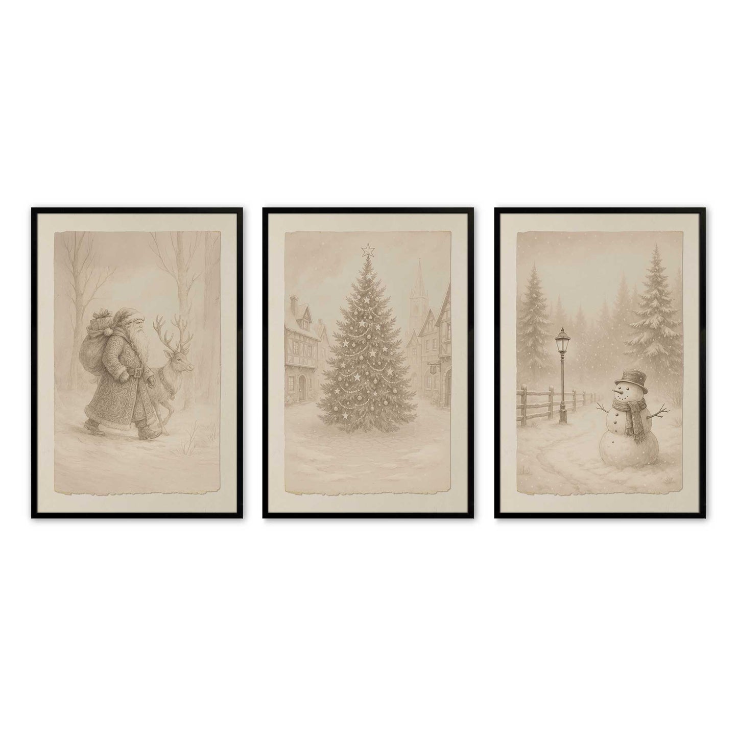 [Color:Satin Black], Picture of art in a Satin Black frame