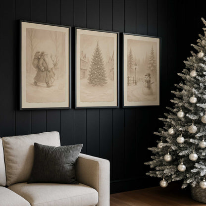 [Color:Walnut], Picture of art in a Walnut frame