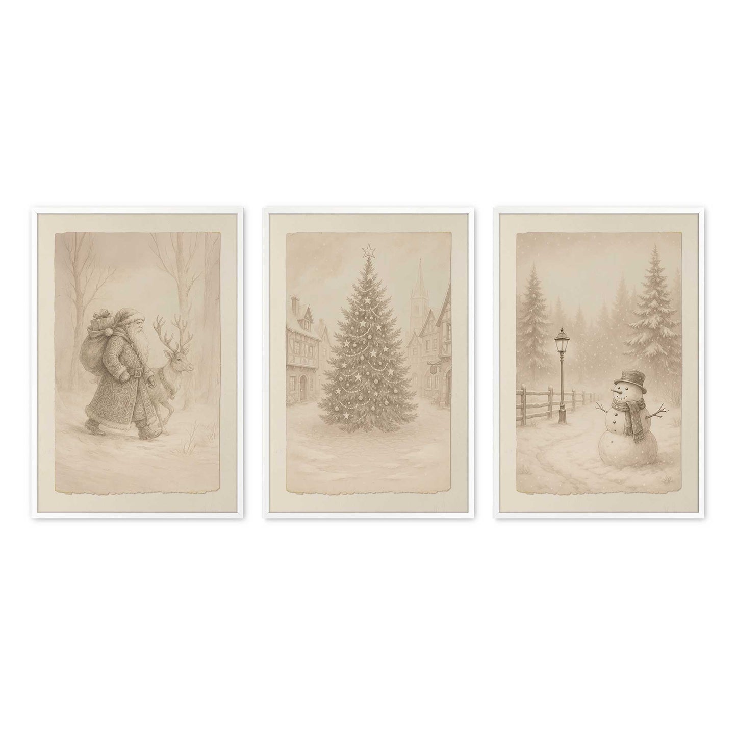 [Color:Opaque White], Picture of art in an Opaque White frame