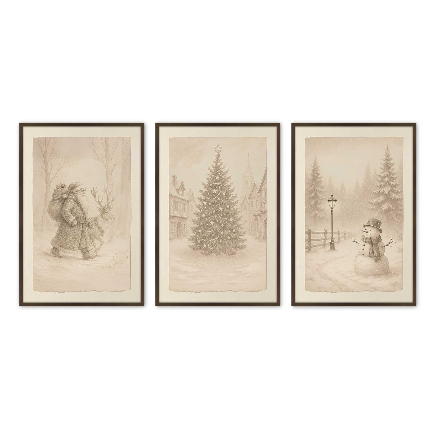 [Color:Belvinder Brown], Picture of art in a Belvinder Brown frame