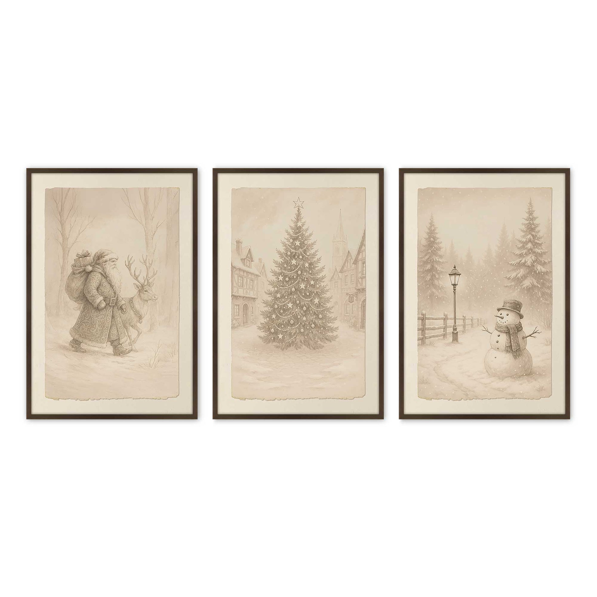 [Color:Belvinder Brown], Picture of art in a Belvinder Brown frame