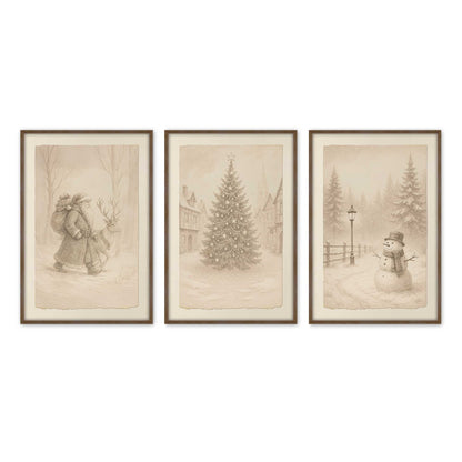 [Color:Walnut], Picture of art in a Walnut frame