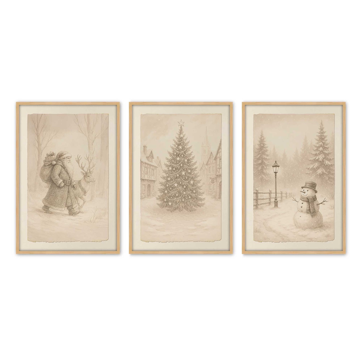 [Color:American Maple], Picture of art in an American Maple frame