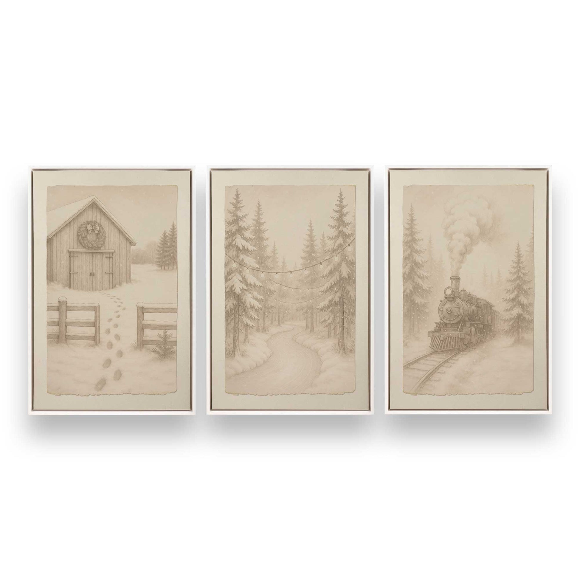 [Color:Opaque White], Picture of art in a White frame