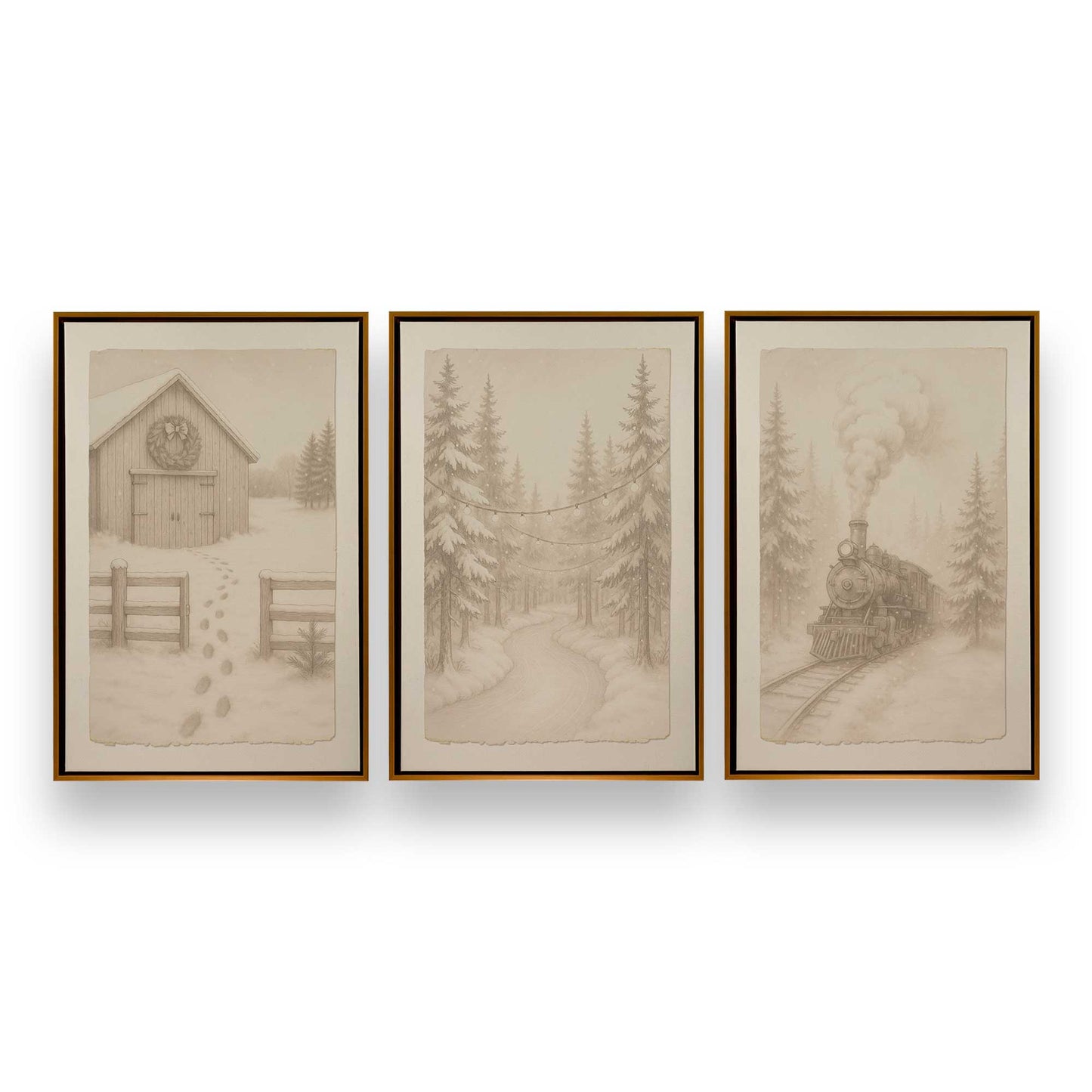 [Color:Polished Gold], Picture of art in a Polished Gold frame