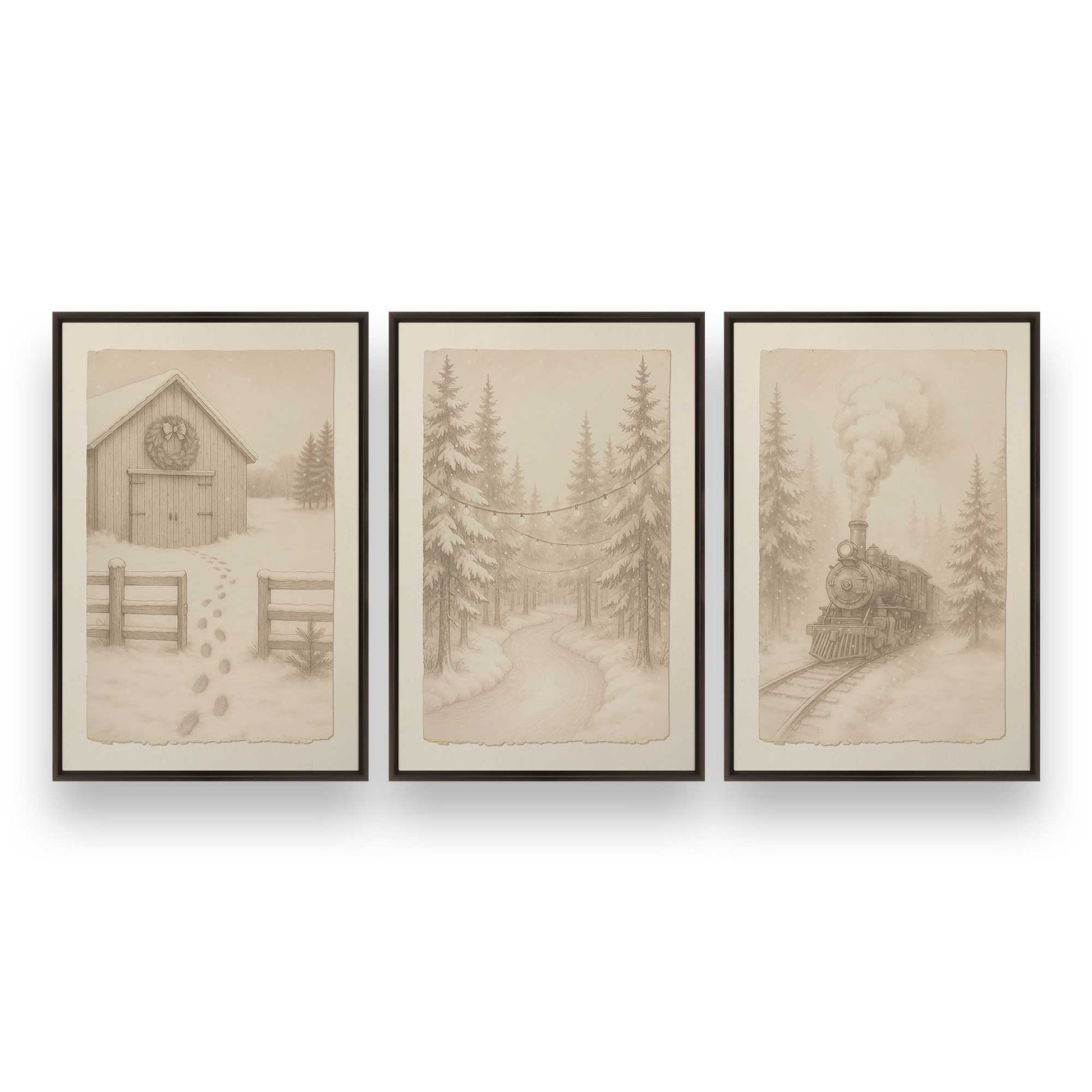 [Color:Espresso], Picture of art in an Espresso frame