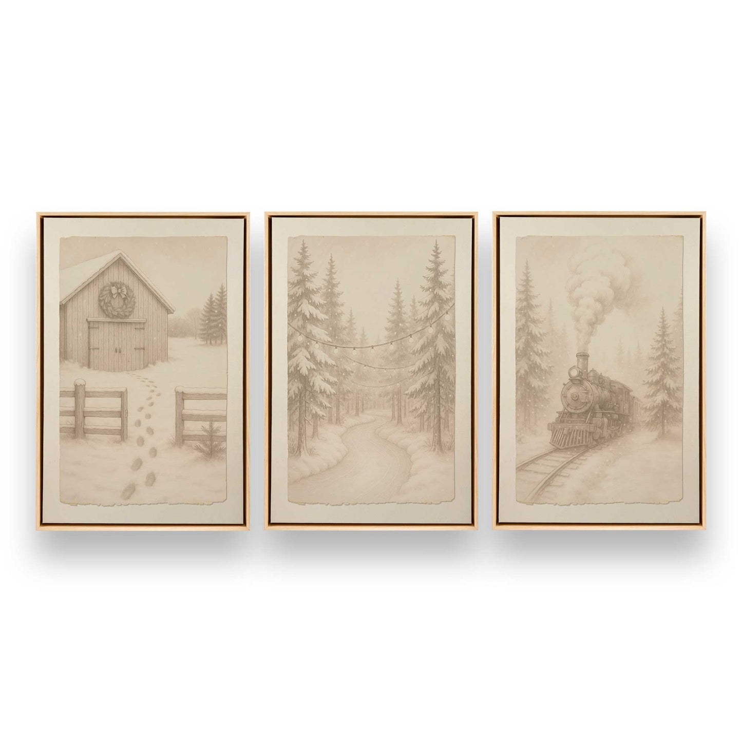 [Color:American Maple], Picture of art in an American Maple frame