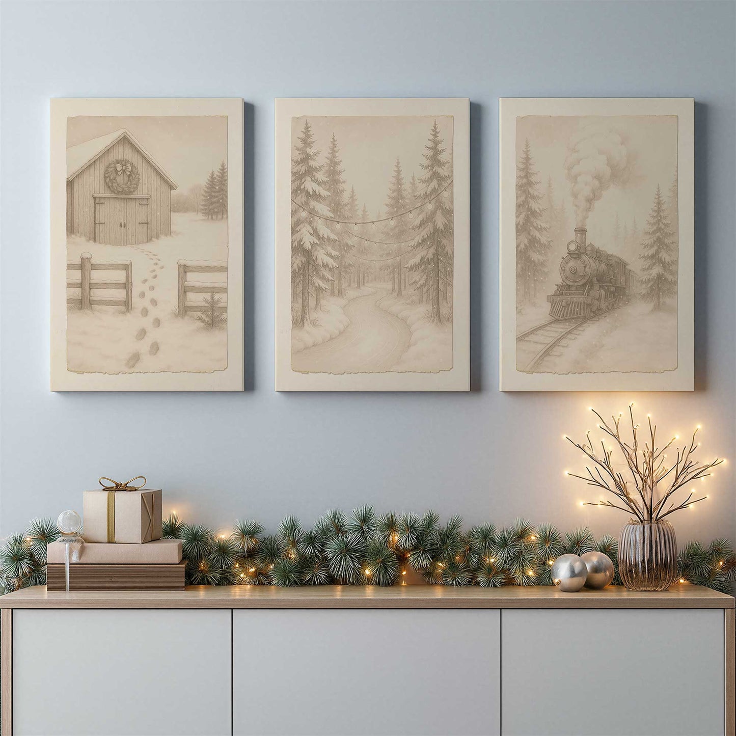 [Color:American Maple], Picture of art in an American Maple frame