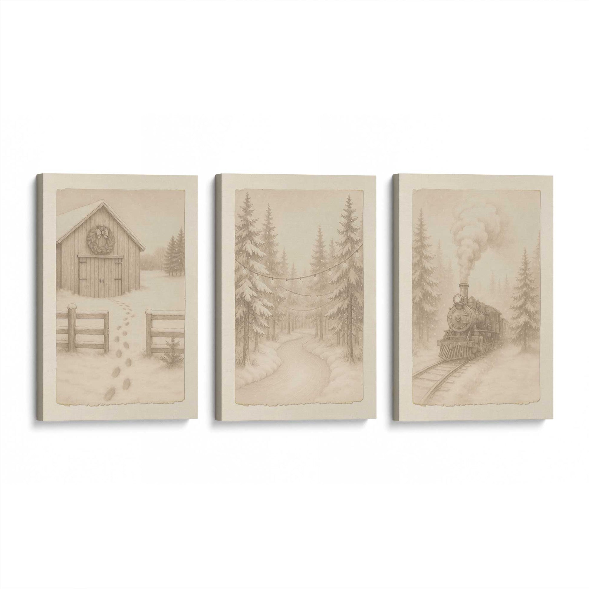 [Color:Stretched Canvas], Picture of art at an angle