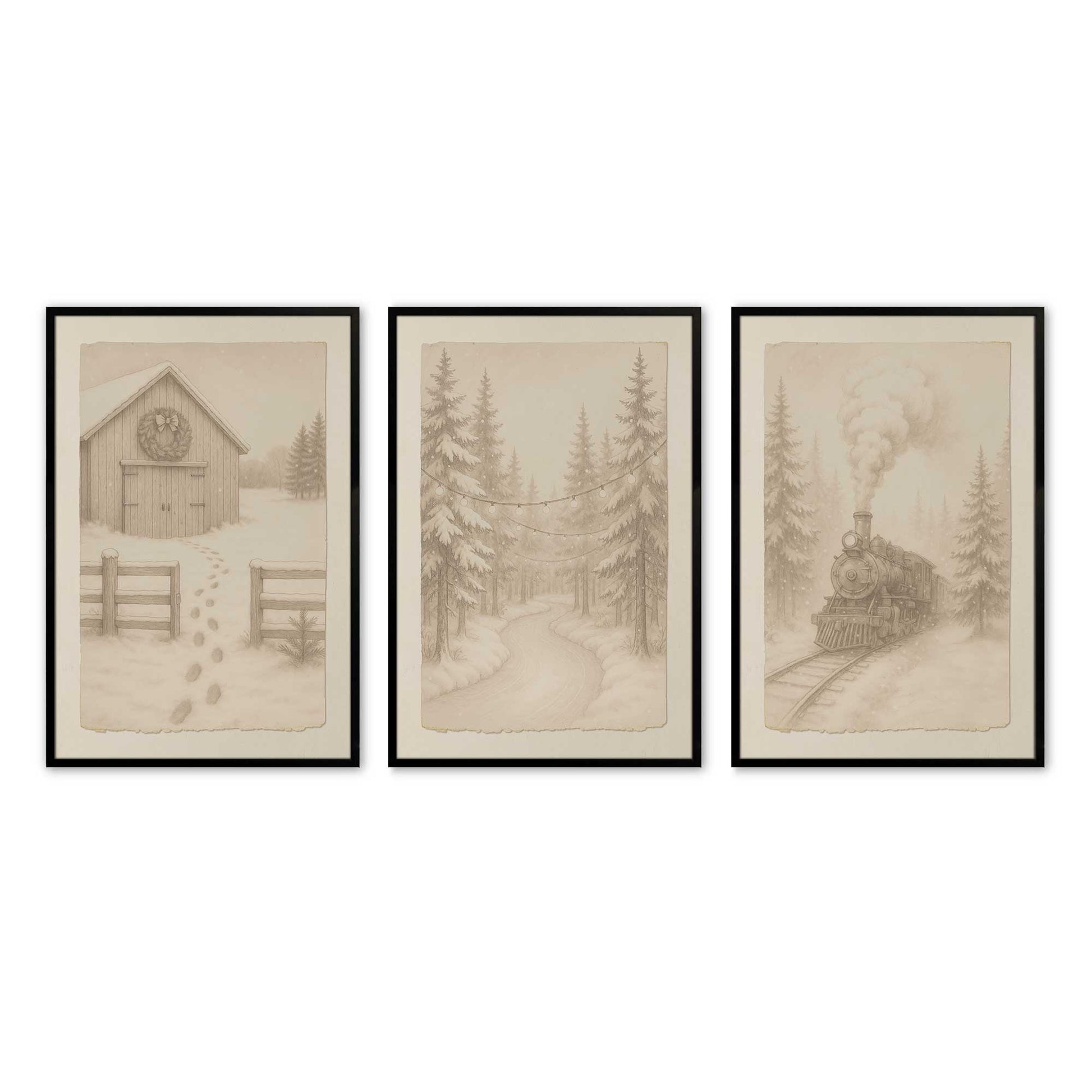 [Color:Satin Black], Picture of art in a Satin Black frame