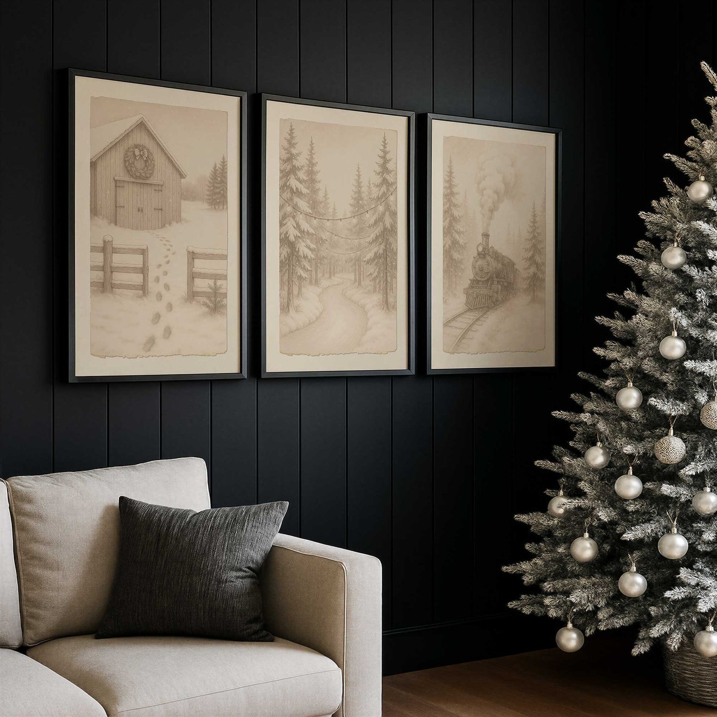 [Color:American Maple], Picture of art in an American Maple frame