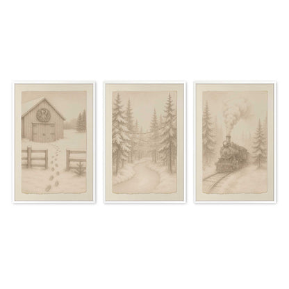 [Color:Opaque White], Picture of art in an Opaque White frame