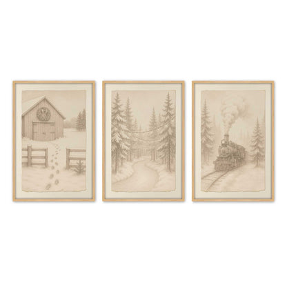 [Color:American Maple], Picture of art in an American Maple frame