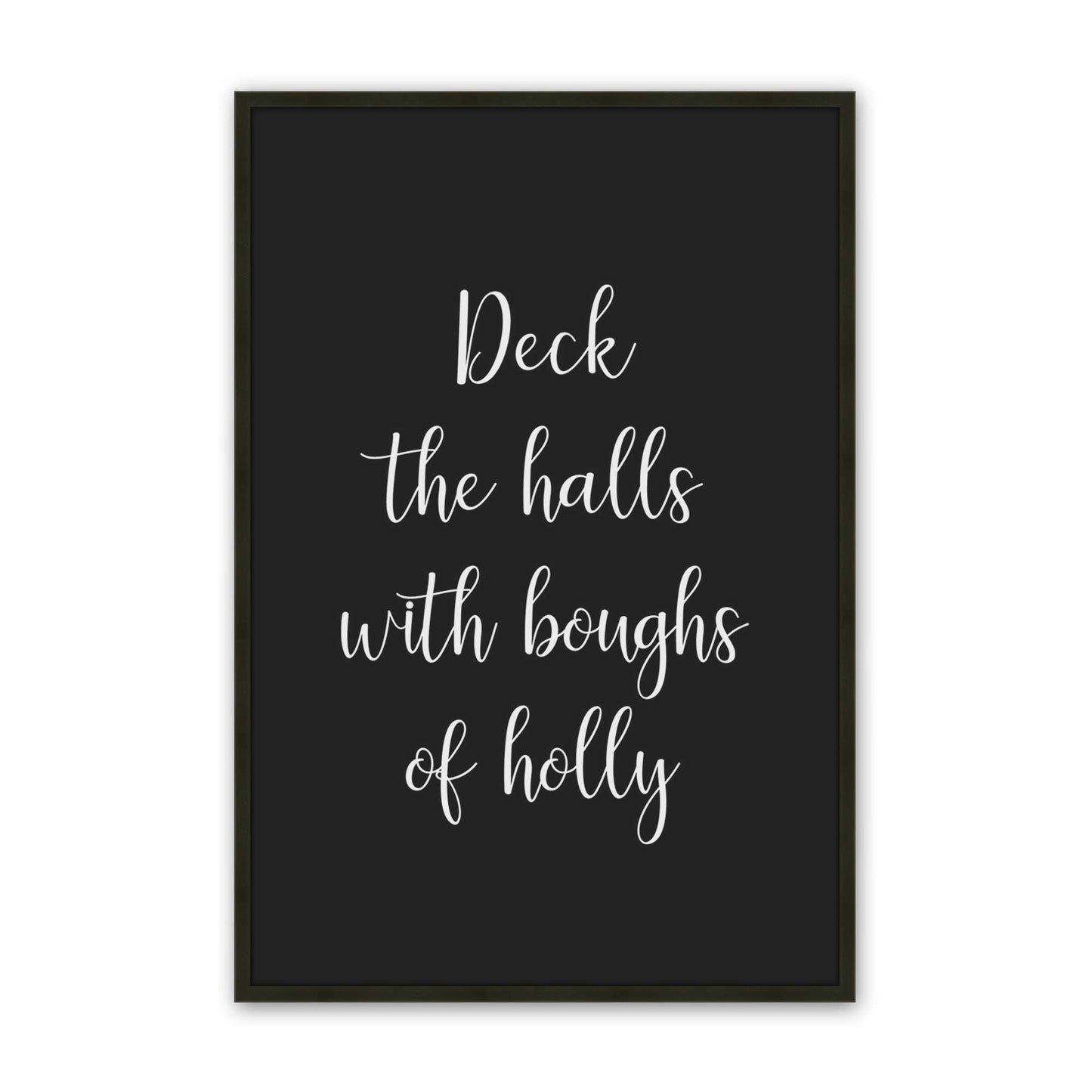 [Color:Satin Black], Picture of art in a Satin Black frame