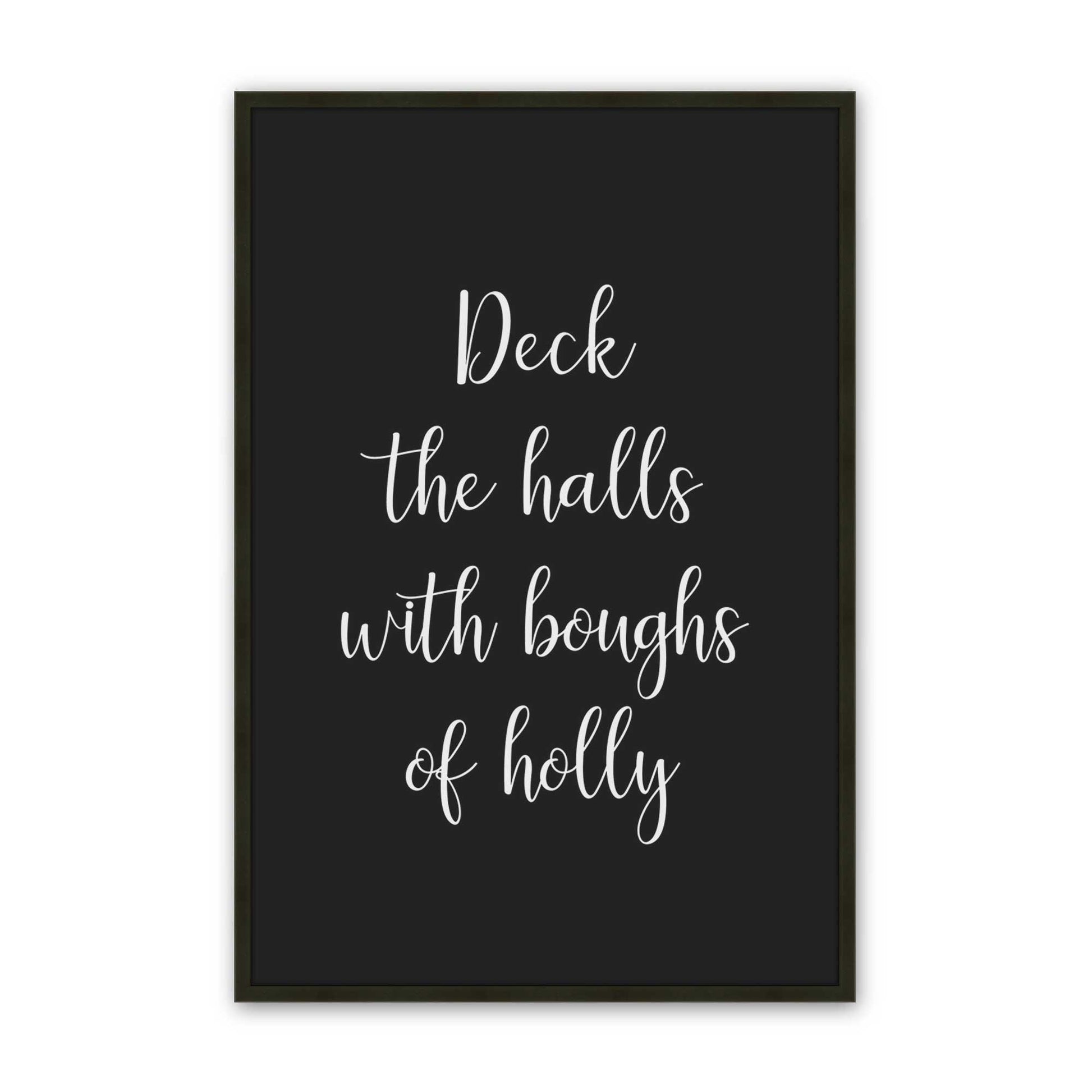 [Color:Satin Black], Picture of art in a Satin Black frame