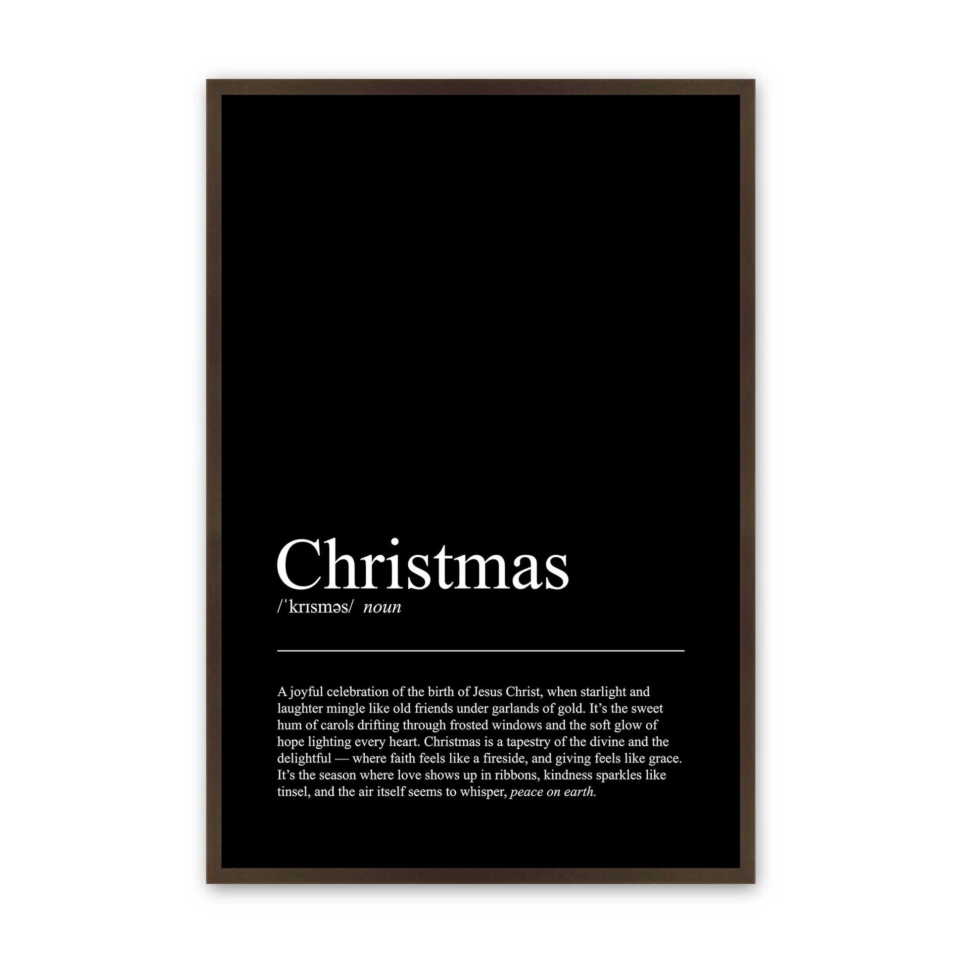 [Color:Belvinder Brown], Picture of art in a Belvinder Brown frame