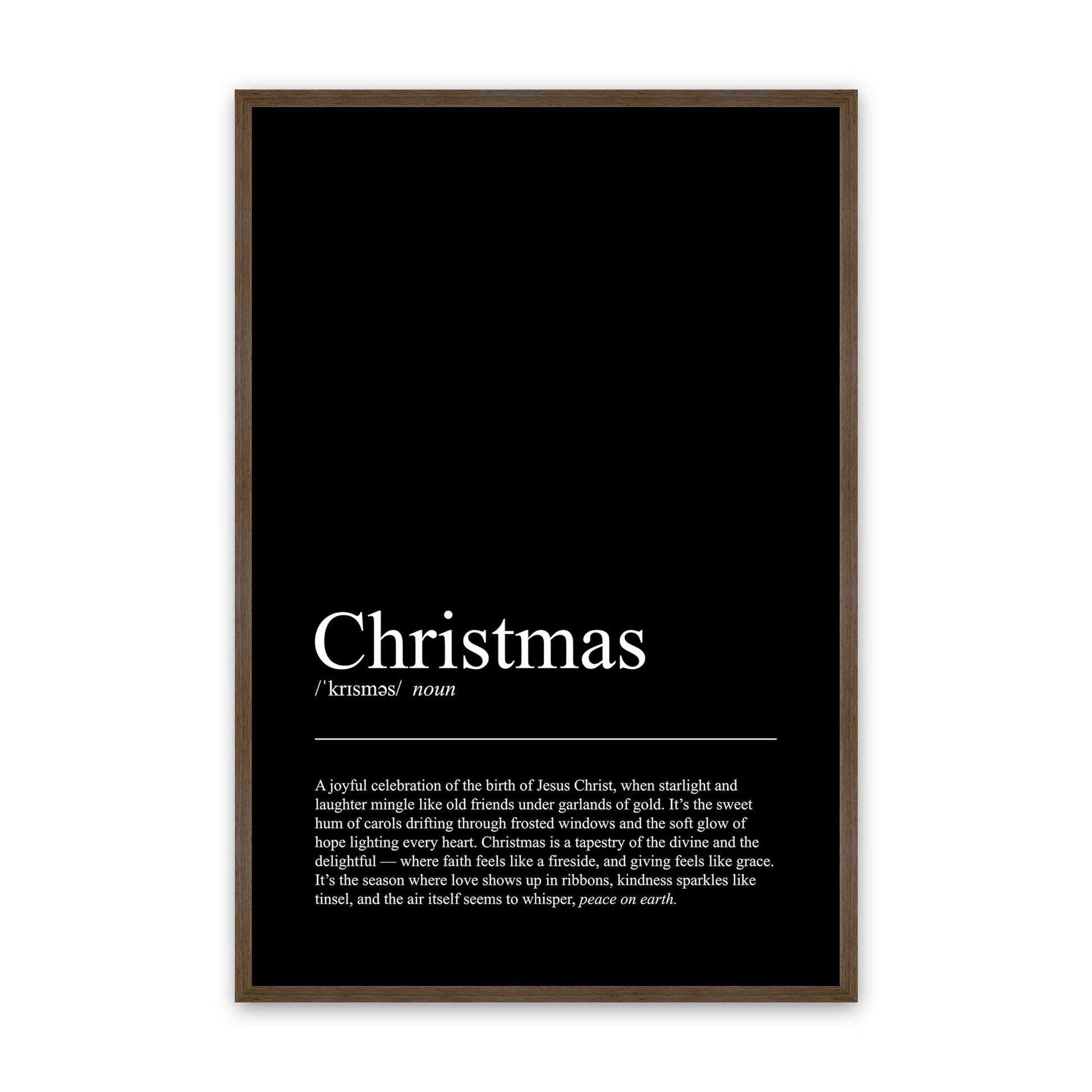 [Color:Walnut], Picture of art in a Walnut frame