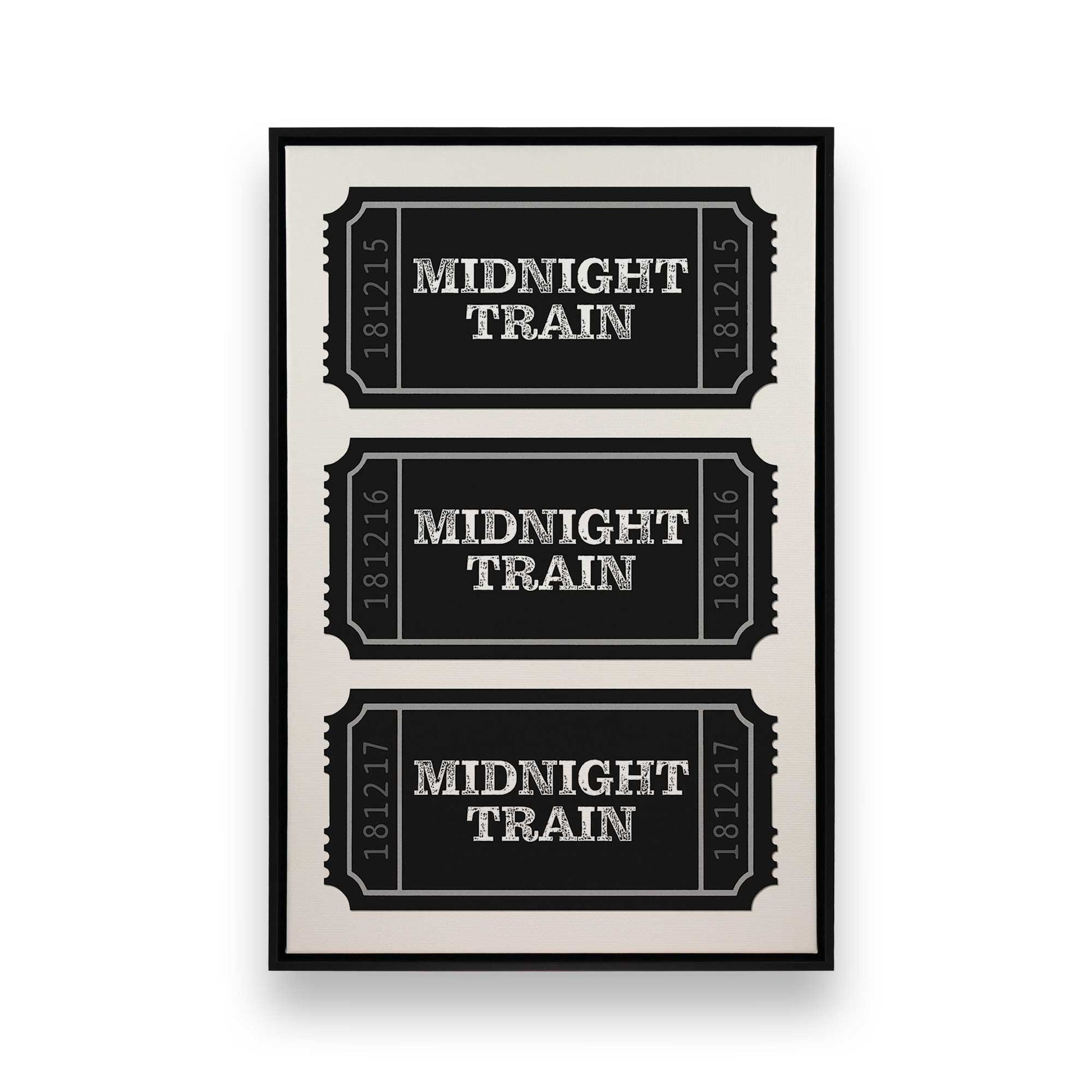 [Color:Satin Black], Picture of art in a Satin Black frame