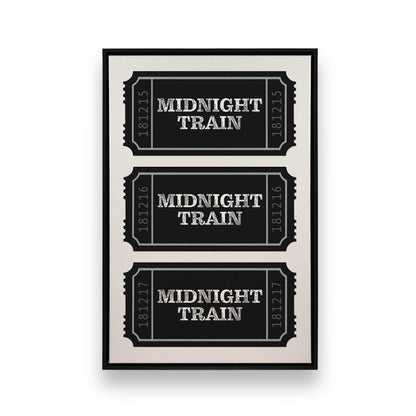 [Color:Satin Black], Picture of art in a Satin Black frame