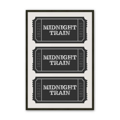 [Color:Satin Black], Picture of art in a Satin Black frame