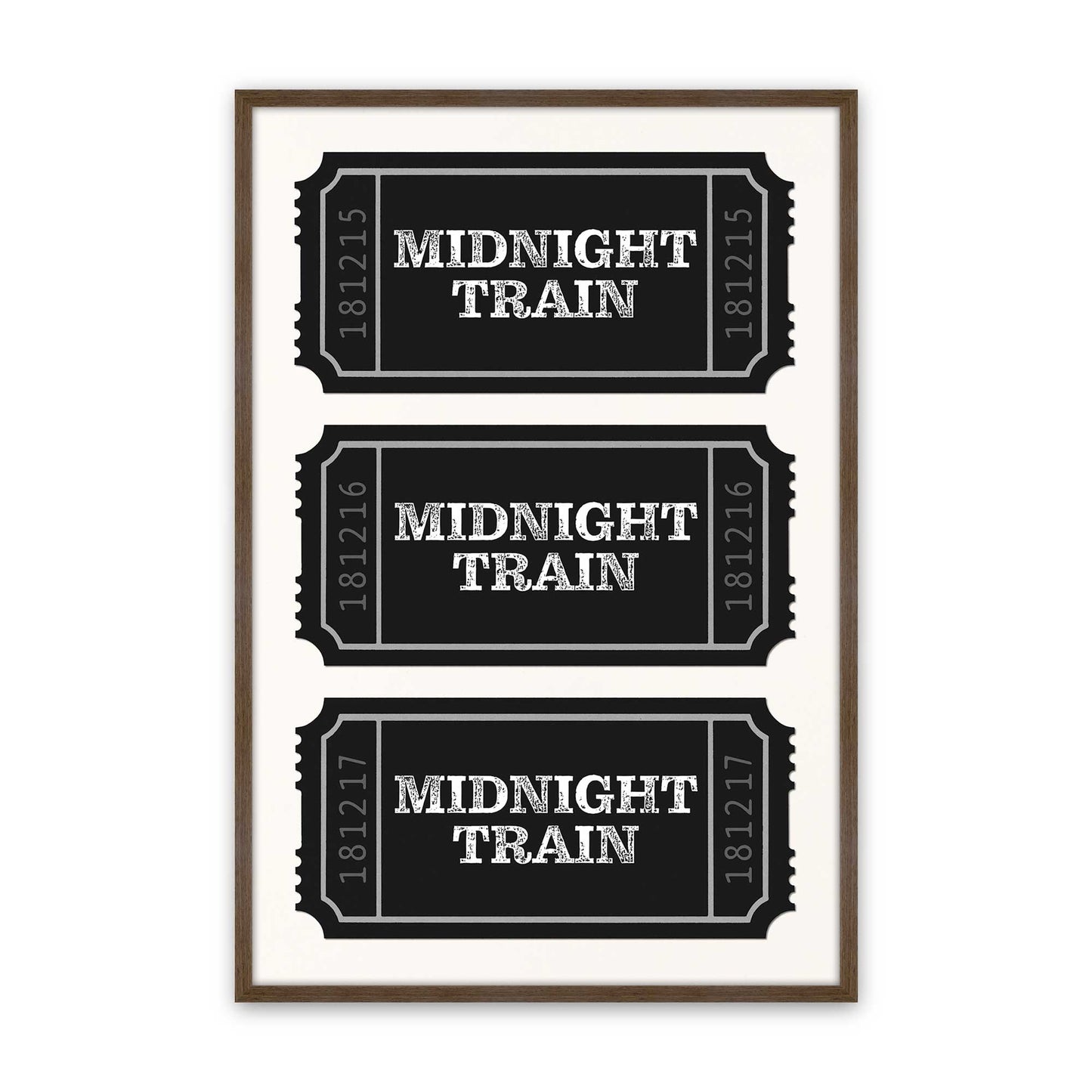 [Color:Walnut], Picture of art in a Walnut frame