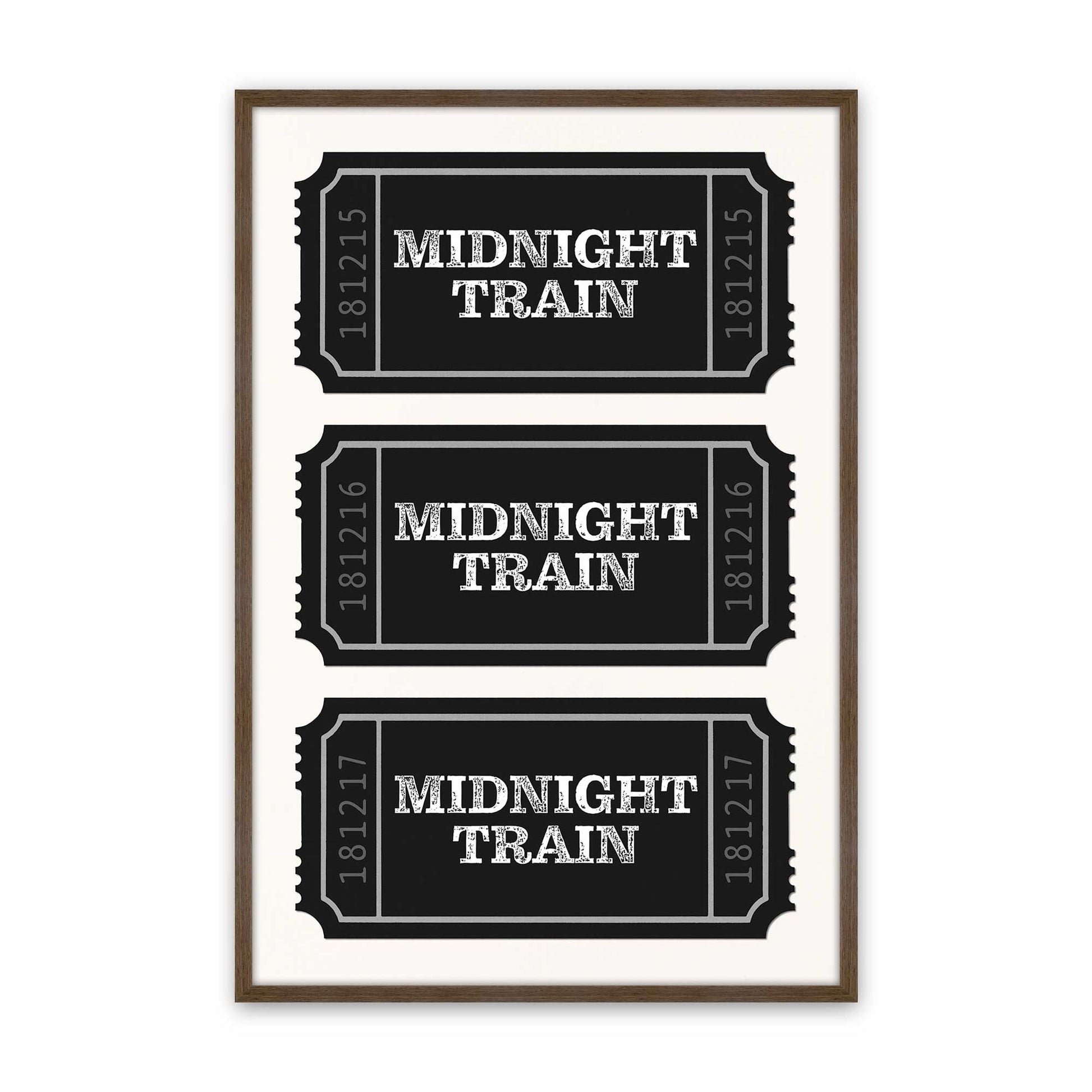 [Color:Walnut], Picture of art in a Walnut frame