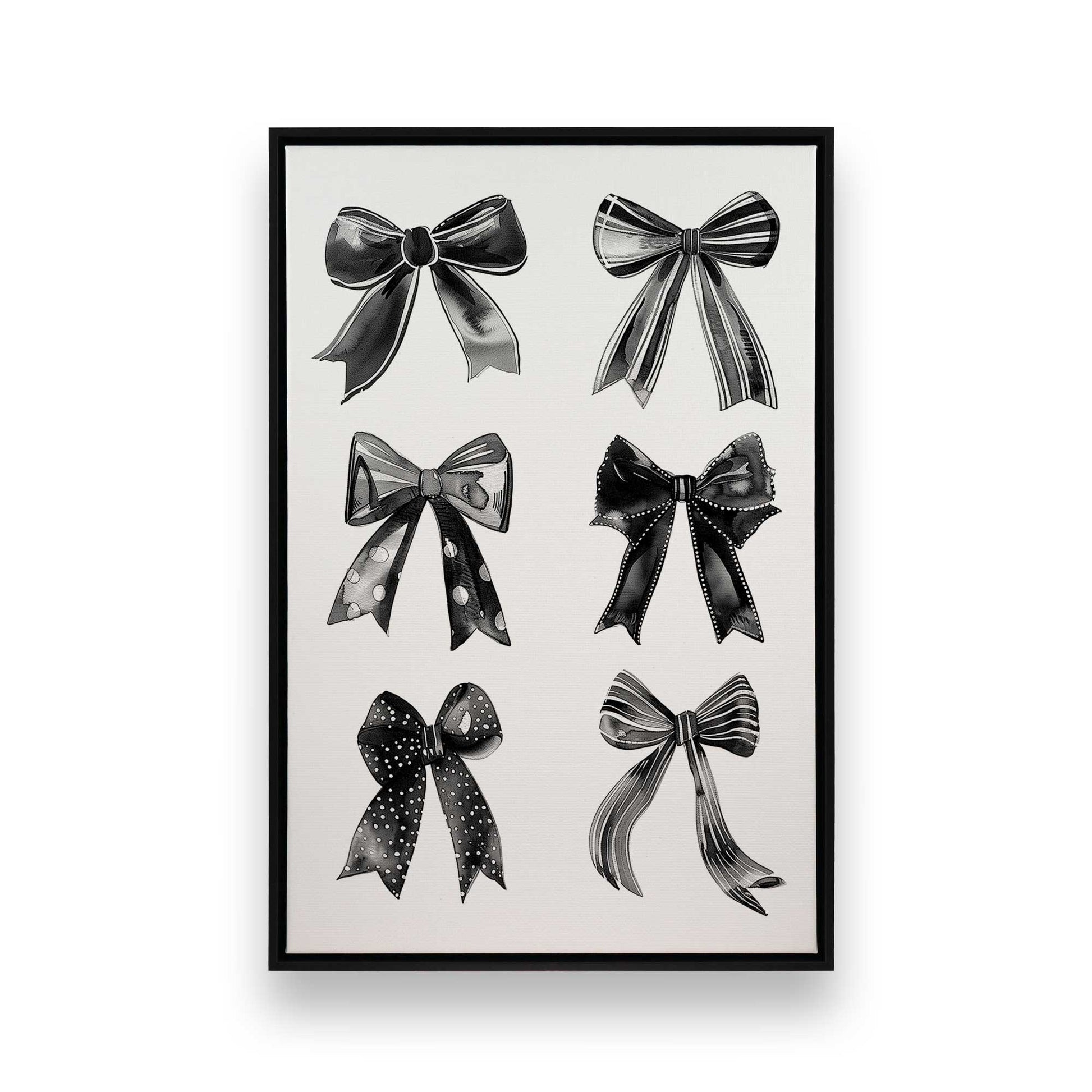 [Color:Satin Black], Picture of art in a Satin Black frame