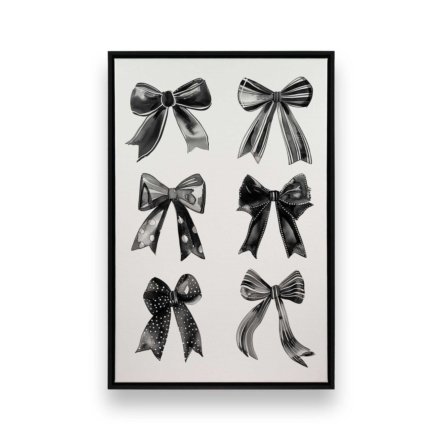 [Color:Satin Black], Picture of art in a Satin Black frame