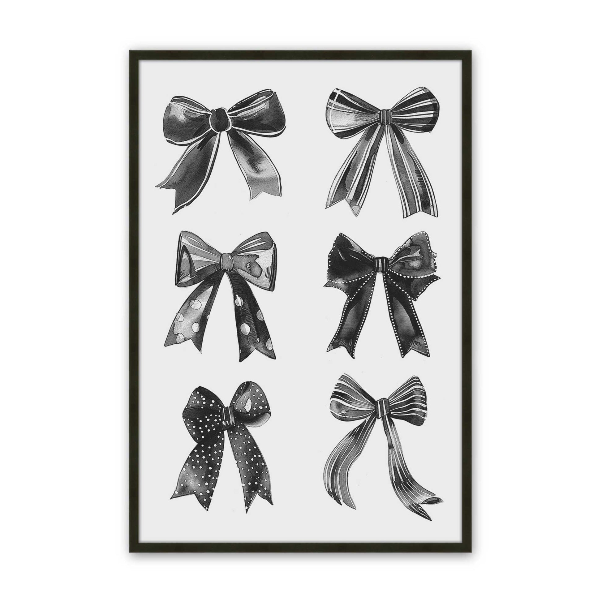 [Color:Satin Black], Picture of art in a Satin Black frame