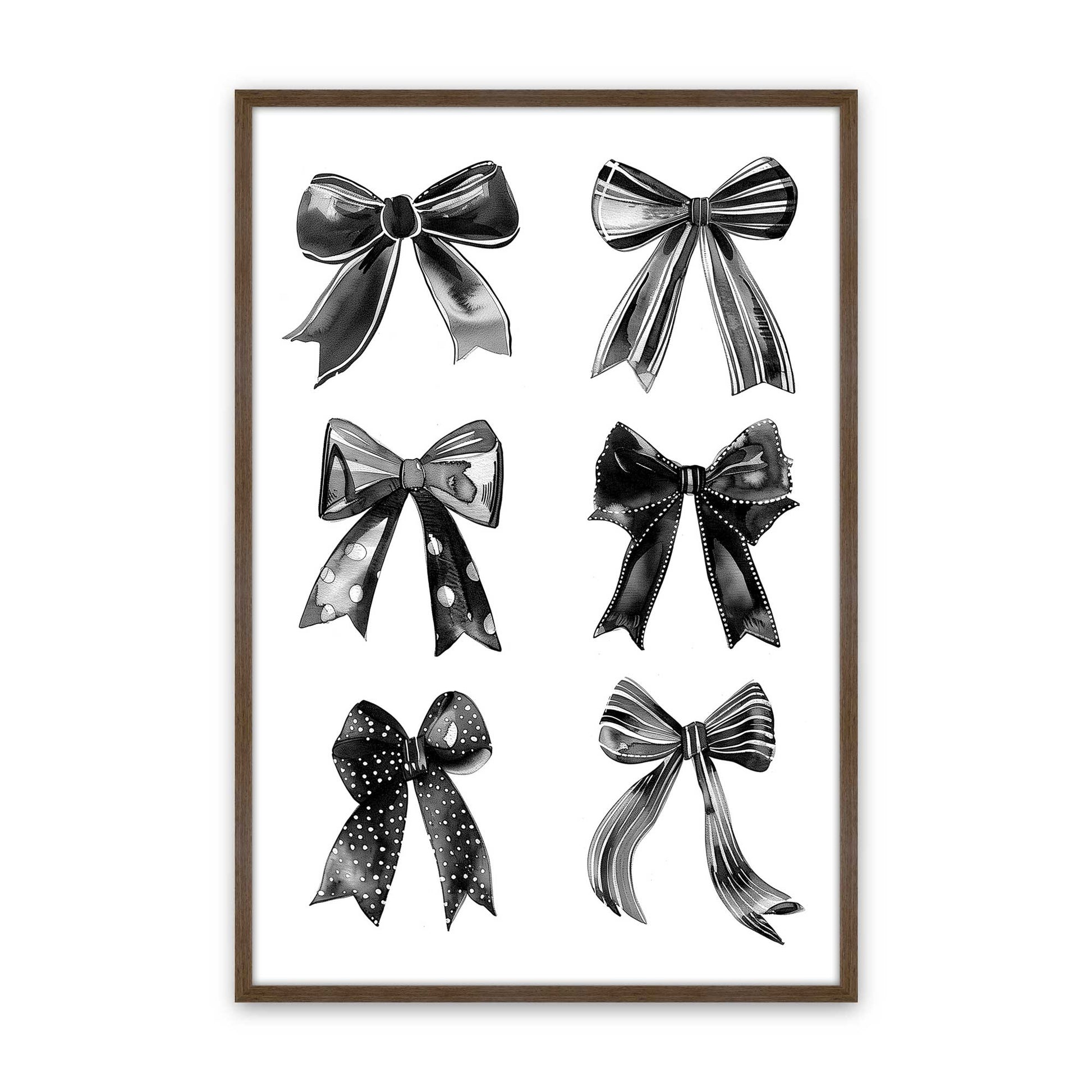 [Color:Walnut], Picture of art in a Walnut frame