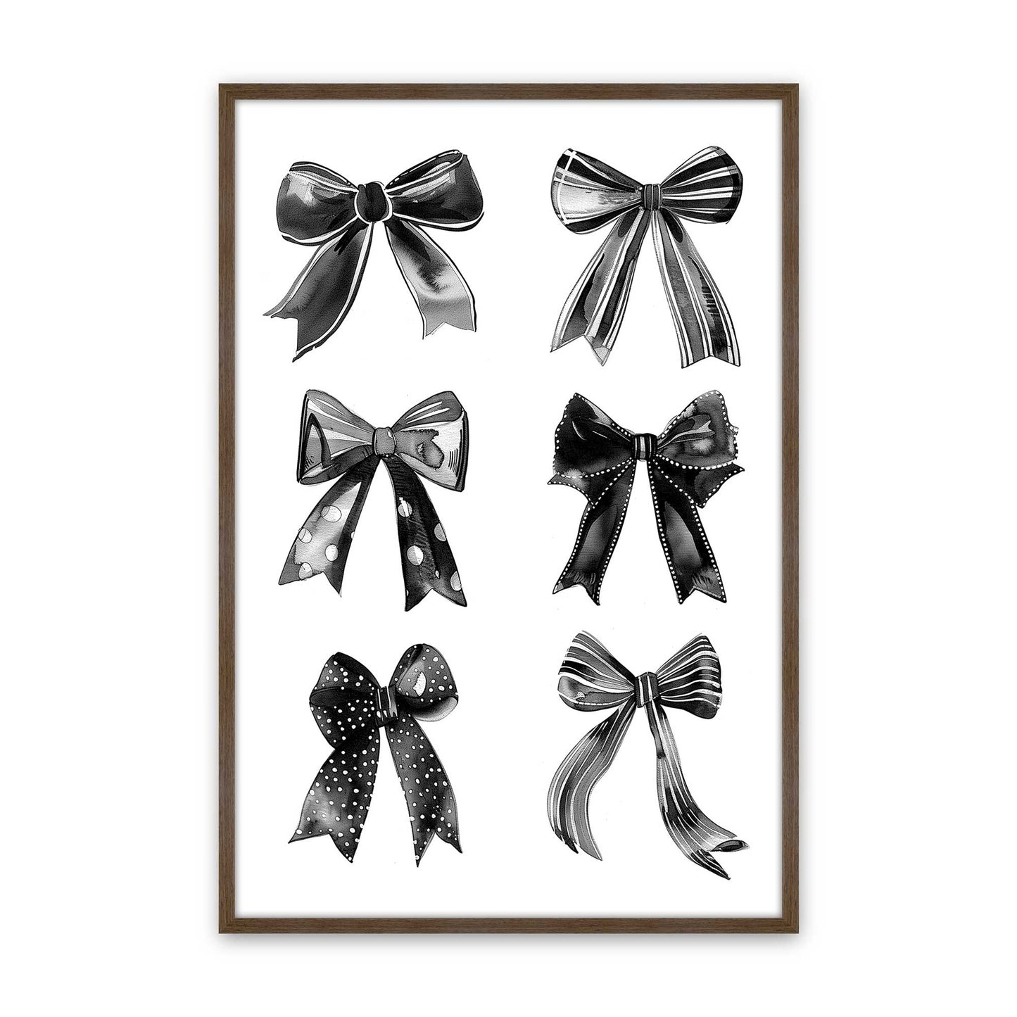 [Color:Walnut], Picture of art in a Walnut frame