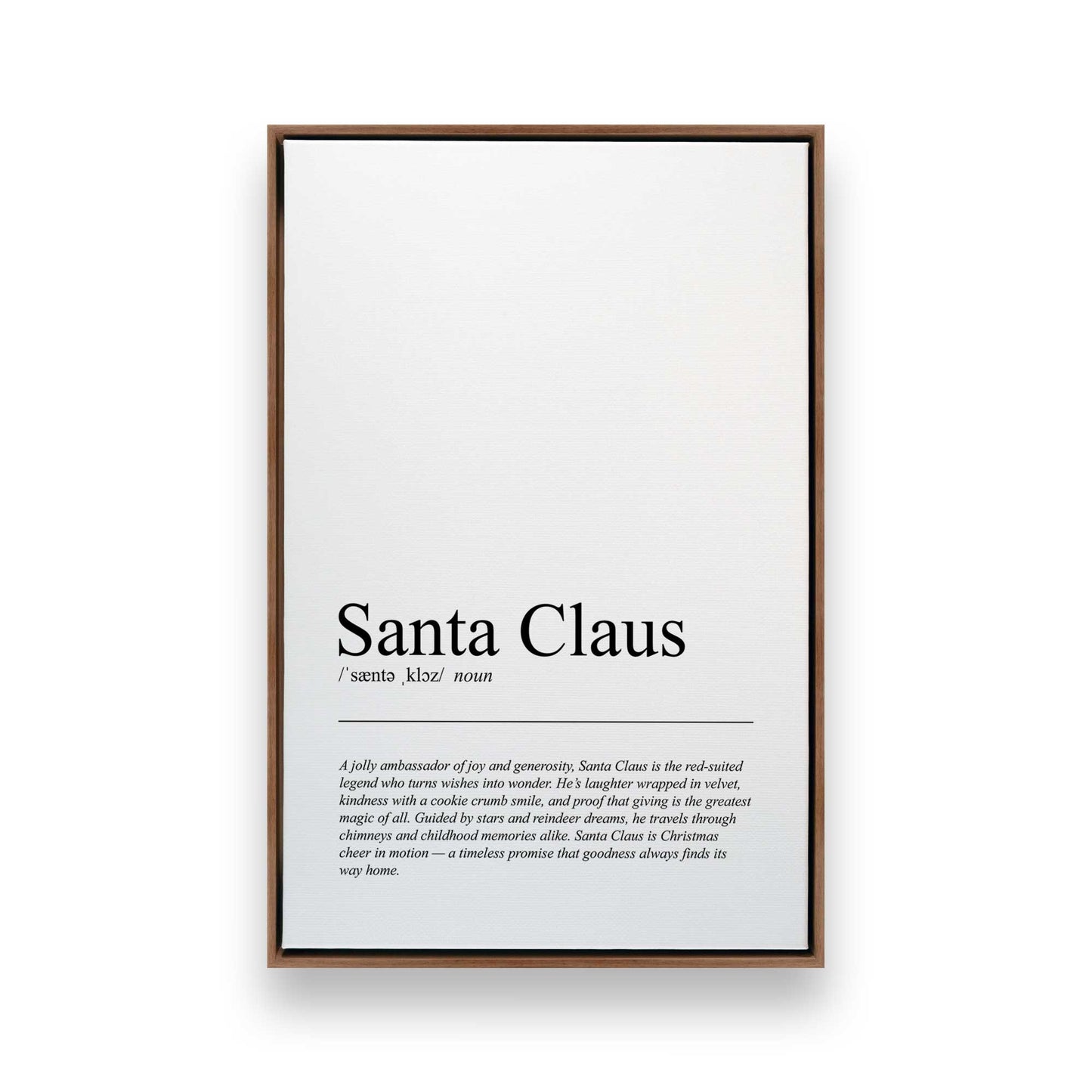 [Color:Walnut], Picture of art in a Walnut frame