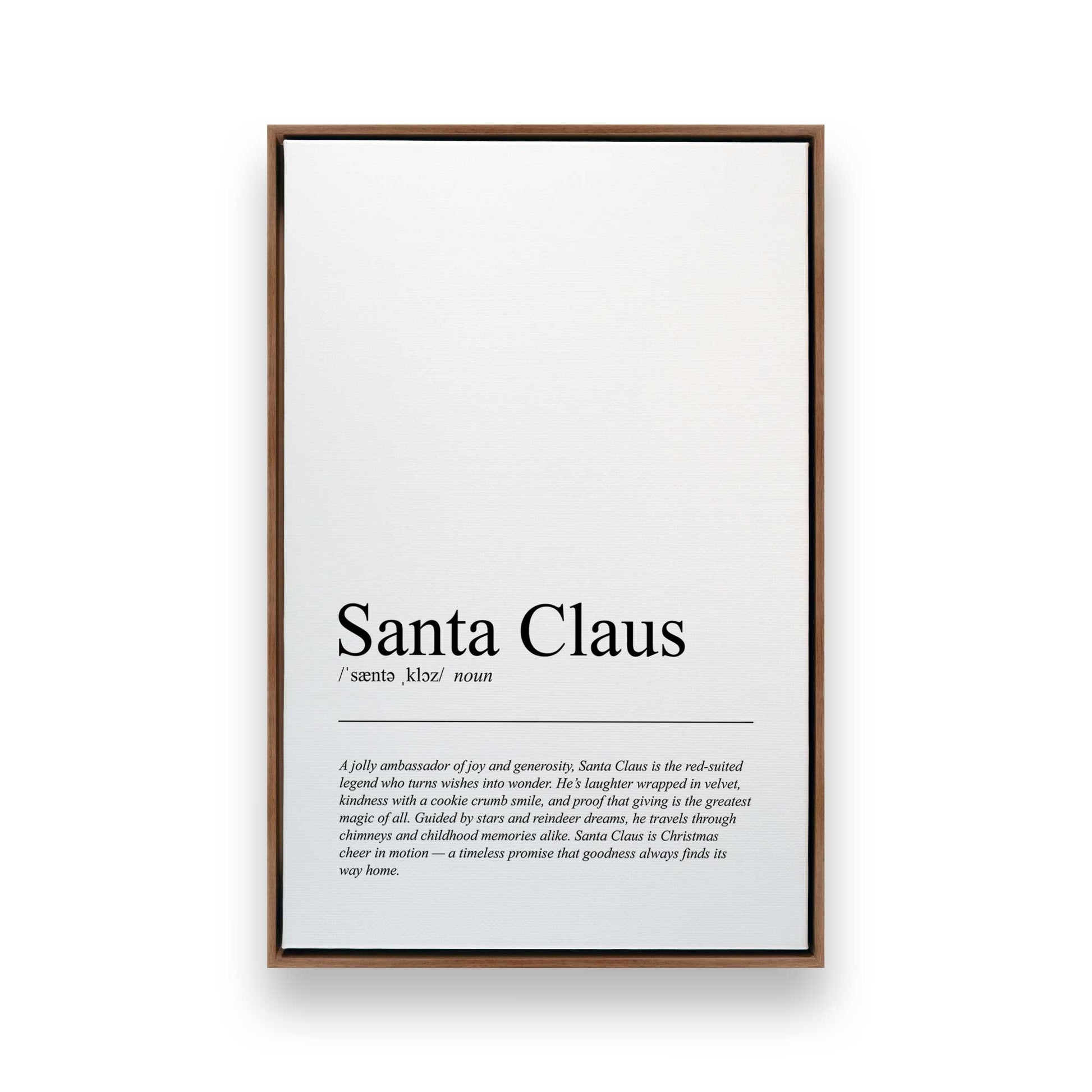 [Color:Walnut], Picture of art in a Walnut frame