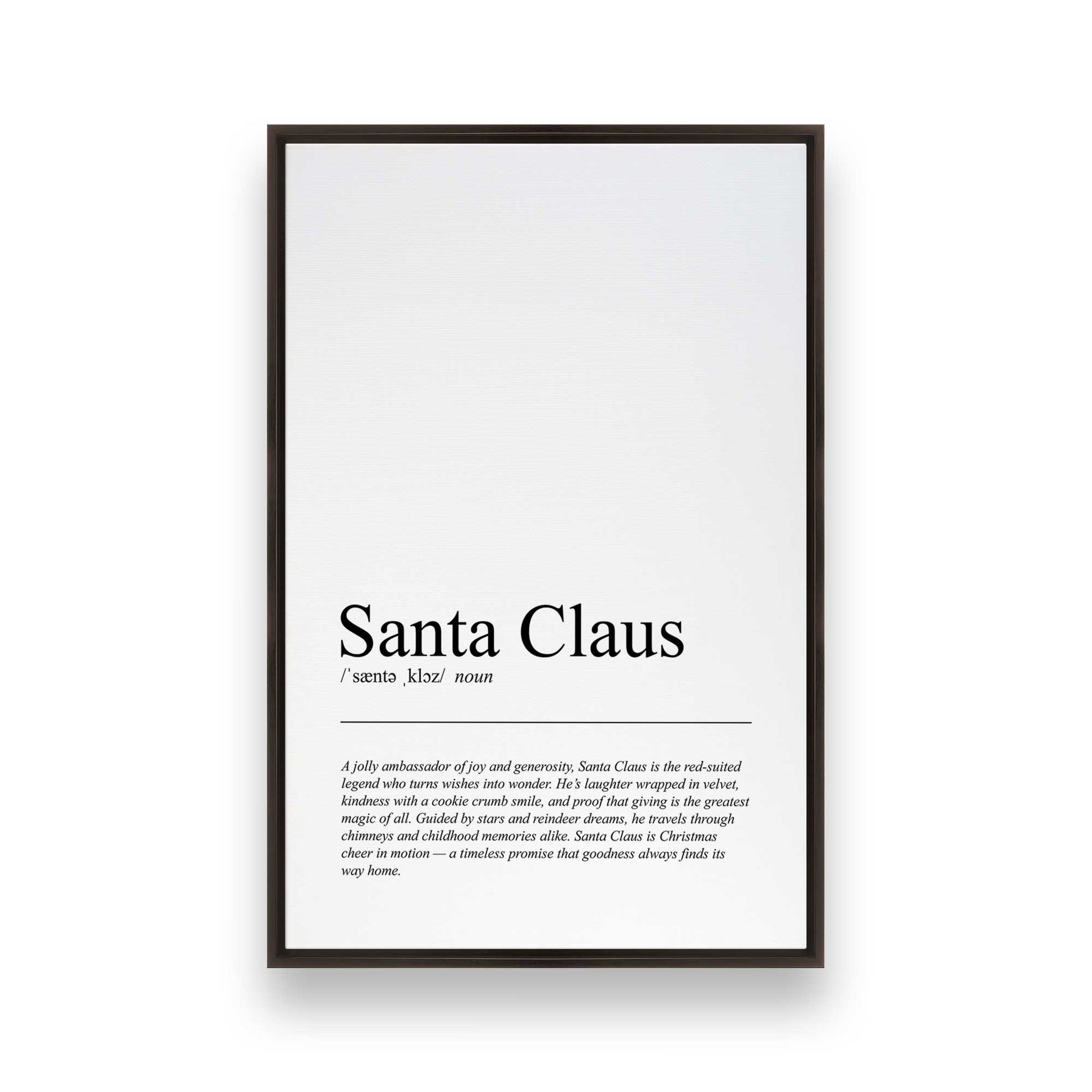 [Color:Espresso], Picture of art in an Espresso frame