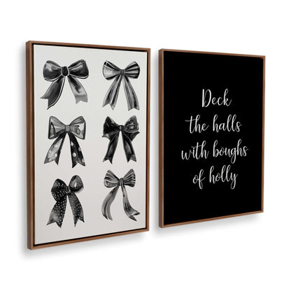 [Color:Walnut], Picture of art in a Walnut frame at an angle