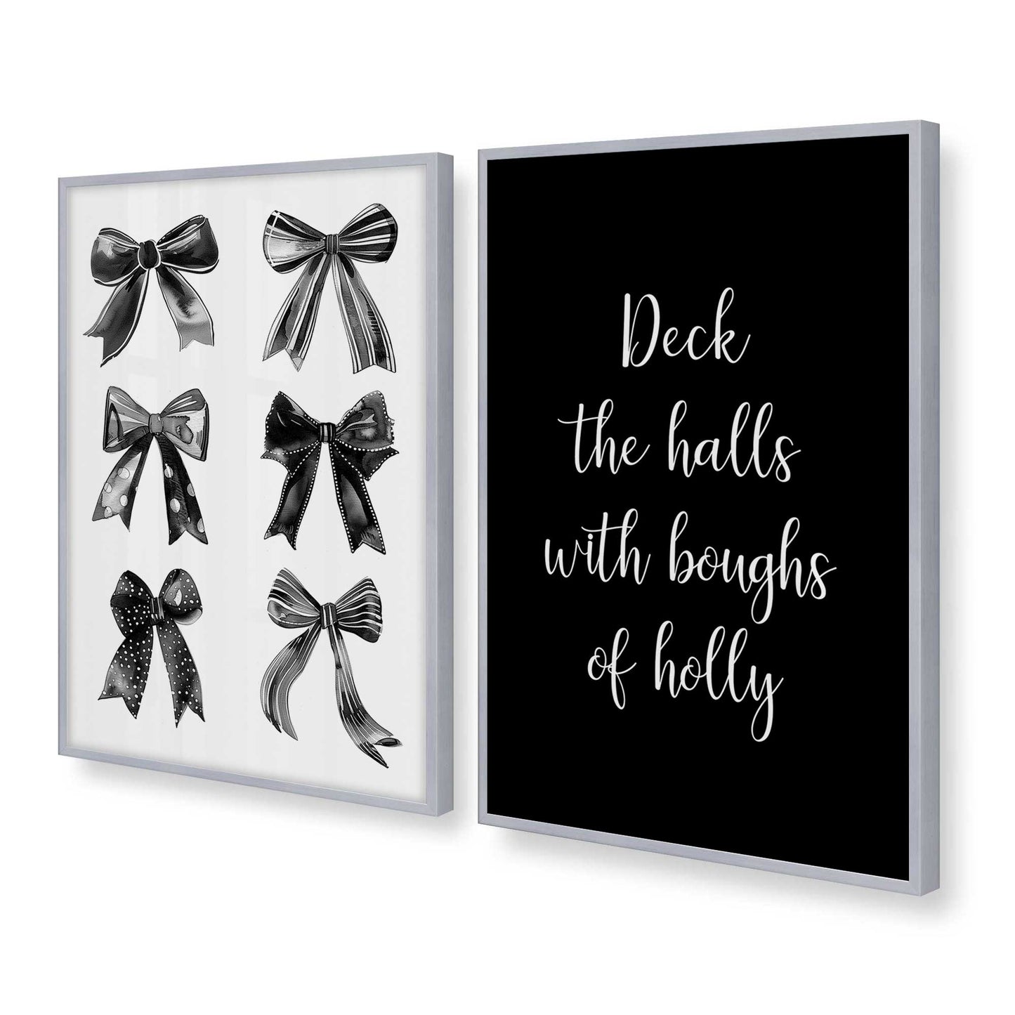 [Color:Polished Chrome], Picture of art in a Polished Chrome frame at an angle