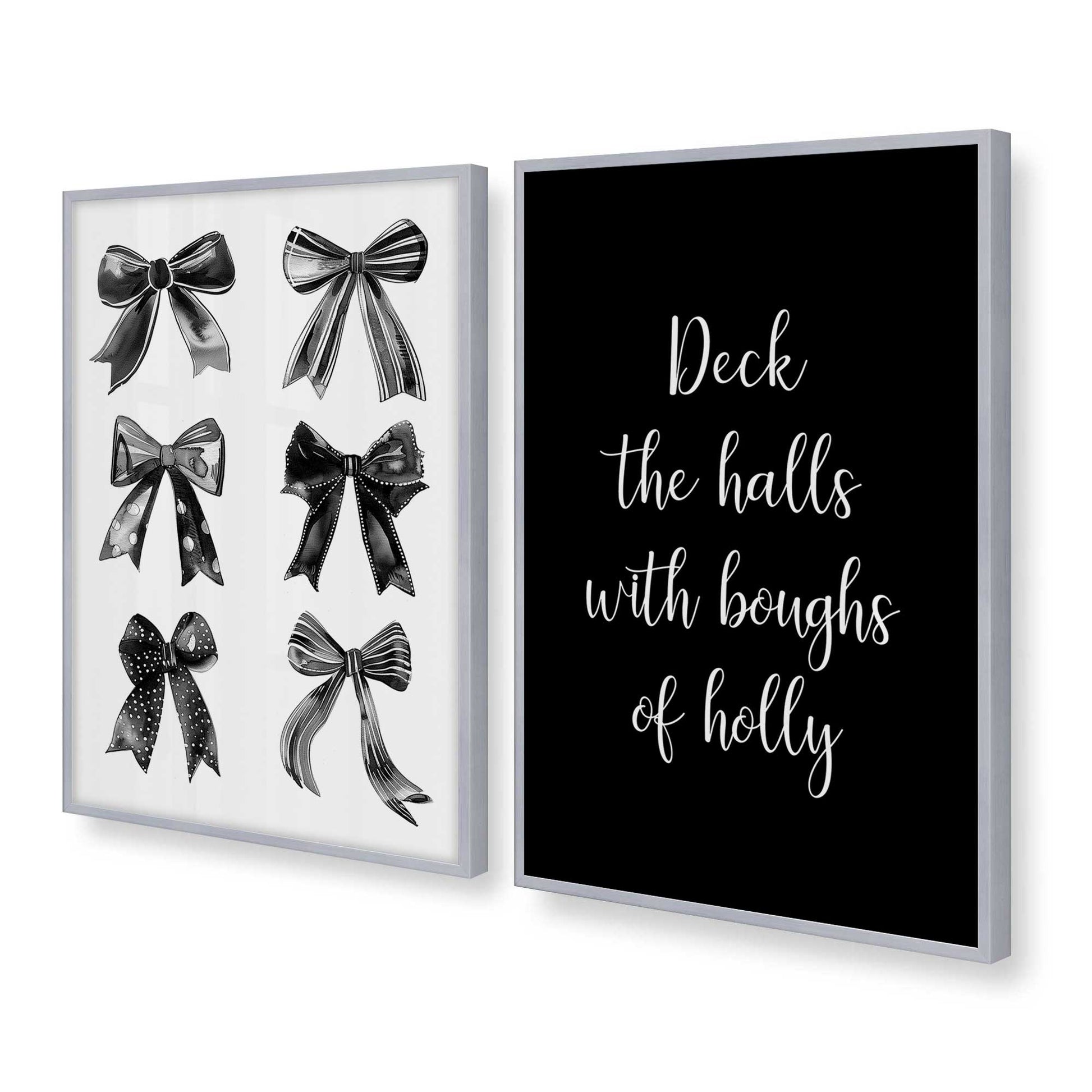 [Color:Polished Chrome], Picture of art in a Polished Chrome frame at an angle