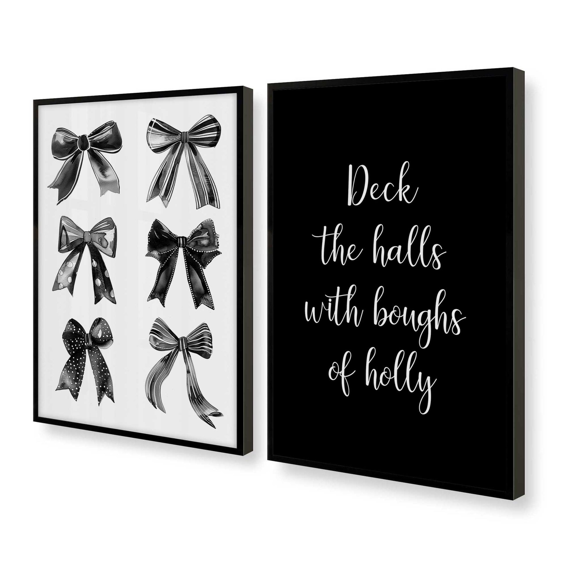 [Color:Satin Black], Picture of art in a Satin Black frame at an angle