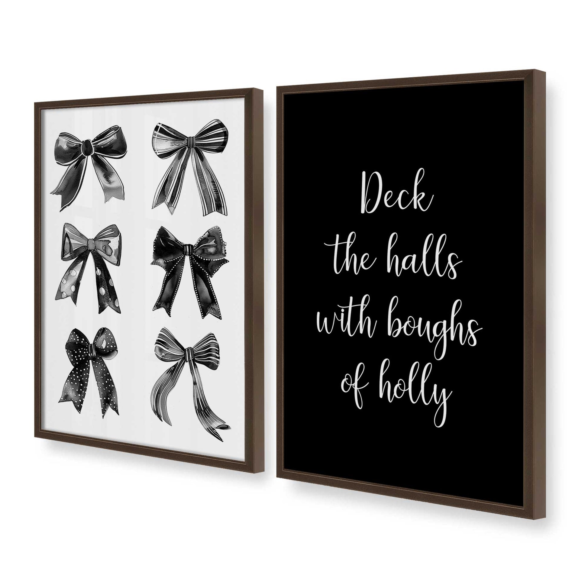 [Color:Belvinder Brown], Picture of art in a Belvinder Brown frame at an angle