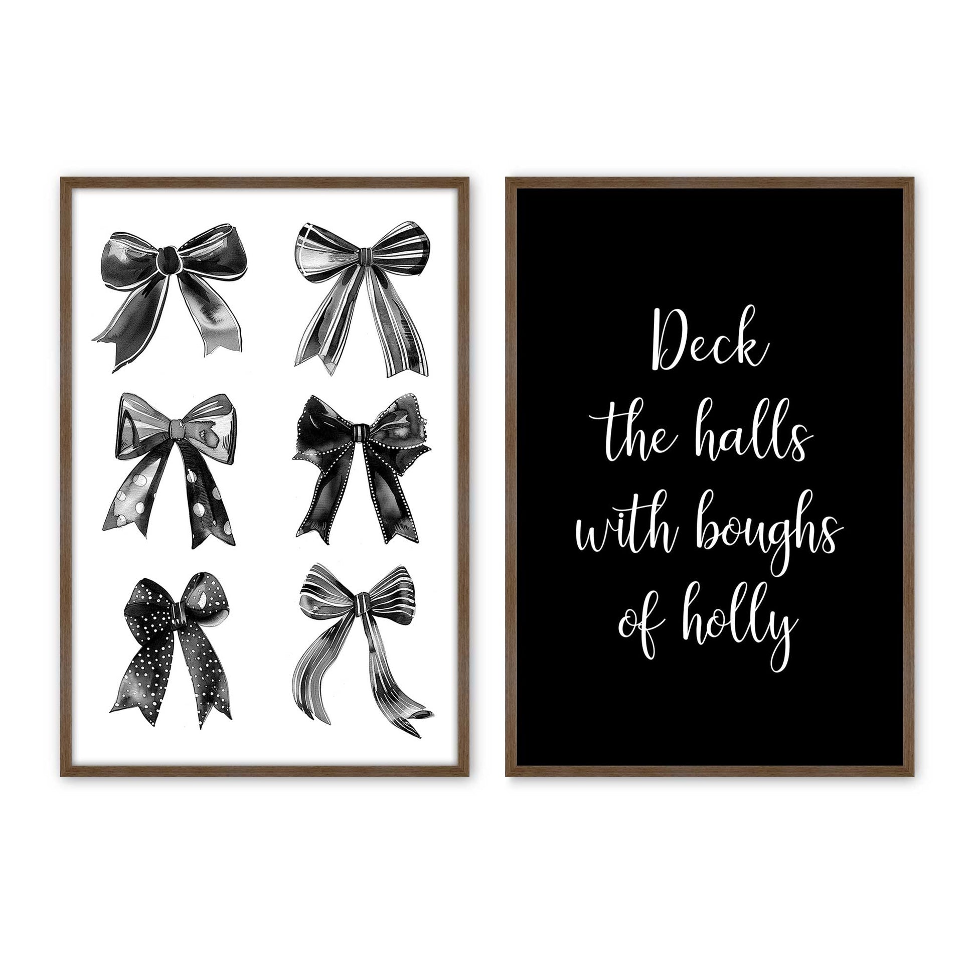 [Color:Walnut], Picture of art in a Walnut frame