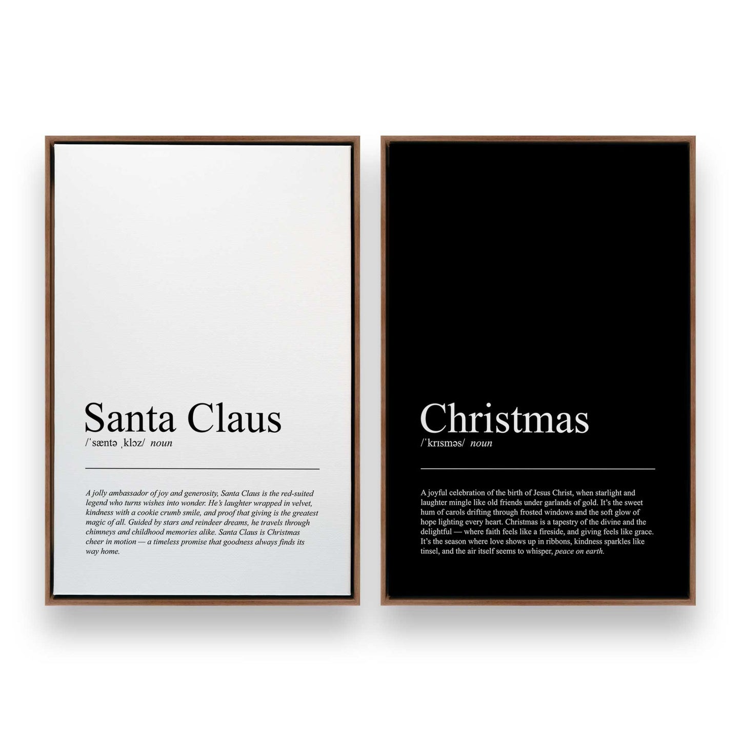 [Color:Walnut], Picture of art in a Walnut frame